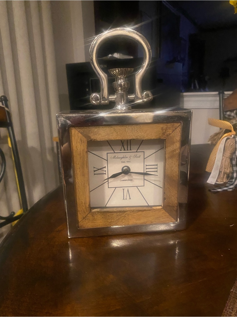 McLaughlin& Scott Cambridge Desk Clock